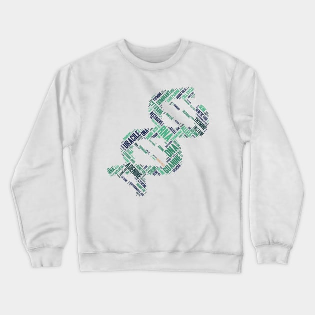 We love DNA Crewneck Sweatshirt by labstud